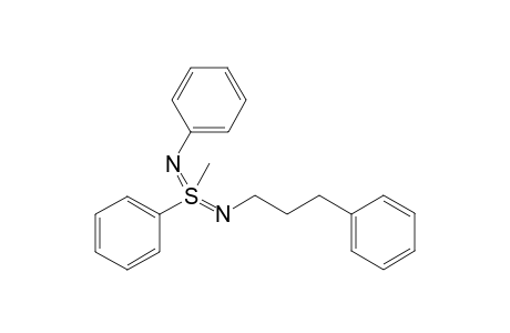 N-(3-Phenylpropyl)-N'-phenyl-S-methyl-S-phenyl sulfondiimine