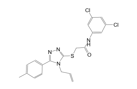 2-{[4-allyl-5-(4-methylphenyl)-4H-1,2,4-triazol-3-yl]sulfanyl}-N-(3,5-dichlorophenyl)acetamide