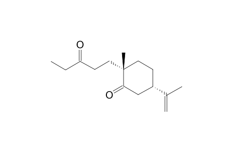 2-Methyl-2-(3'-pentanoyl)-5-isopropenyl-hexanone