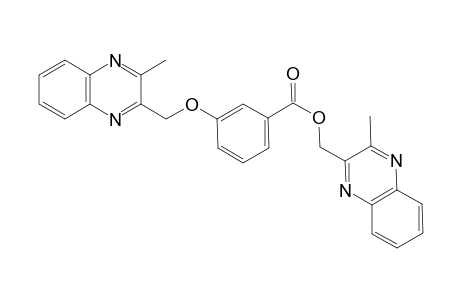 (3-methylquinoxalin-2-yl)methyl 3-((3-methylquinoxalin-2-yl)methoxy)benzoate