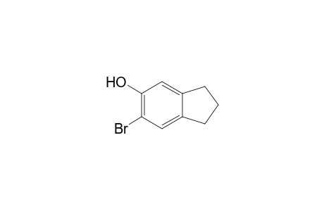 6-bromanyl-2,3-dihydro-1H-inden-5-ol