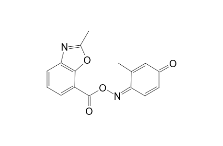 2,5-Cyclohexadien-1-one, 3-methyl-4-[[[(2-methyl-1,3-benzoxazol-7-yl)carbonyl]oxy]imino]-