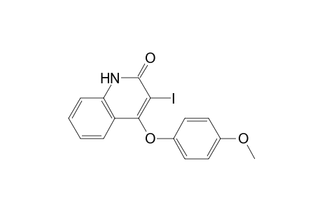 3-iodanyl-4-(4-methoxyphenoxy)-1H-quinolin-2-one