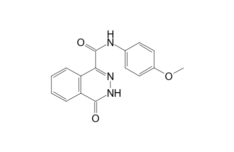 1-Phthalazinecarboxamide, 3,4-dihydro-N-(4-methoxyphenyl)-4-oxo-