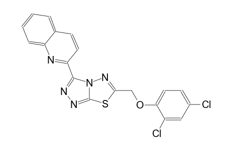 quinoline, 2-[6-[(2,4-dichlorophenoxy)methyl][1,2,4]triazolo[3,4-b][1,3,4]thiadiazol-3-yl]-