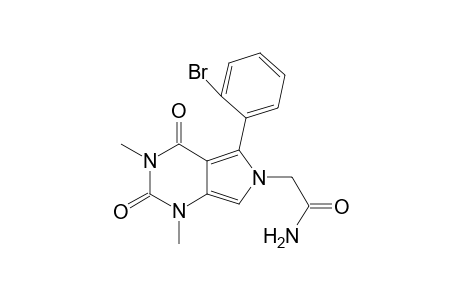 1H-Pyrrolo[3,4-d]pyrimidine-6-acetamide, 5-(2-bromophenyl)-2,3,4,6-tetrahydro-1,3-dimethyl-2,4-dioxo-
