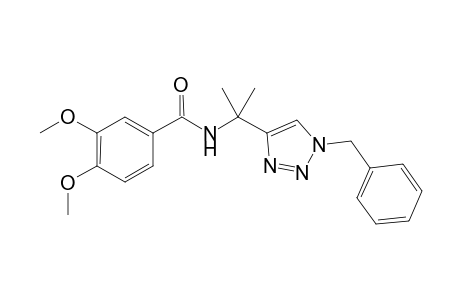 N-{2-(1-Benzyl-1H-1,2,3-triazol-4-yl)propan-2-yl}-3,4-dimethoxybenzamide