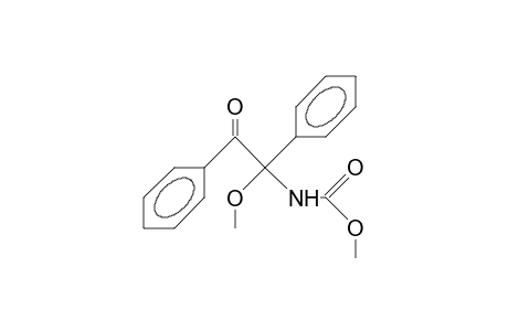 A-Methoxy-A-(N-methoxycarbonylamino)-benzyl phenyl ketone