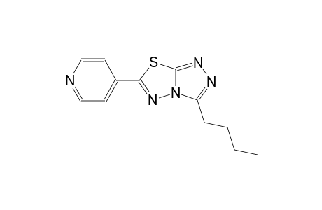 [1,2,4]triazolo[3,4-b][1,3,4]thiadiazole, 3-butyl-6-(4-pyridinyl)-