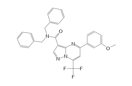 N,N-dibenzyl-5-(3-methoxyphenyl)-7-(trifluoromethyl)pyrazolo[1,5-a]pyrimidine-3-carboxamide