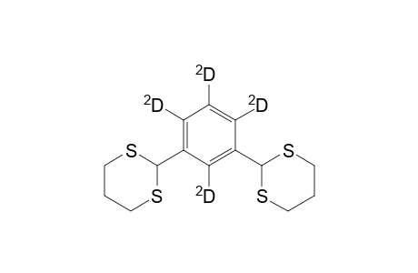 bis(1,3-Propanedithioacetal)- of 2,4,5,6-Tetradeuterioisophthal-dialdehyde