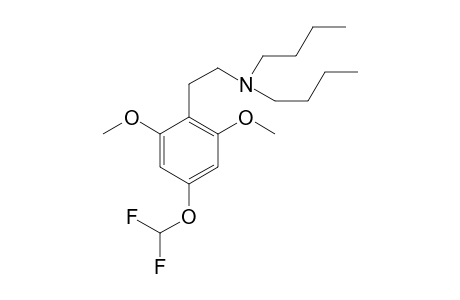 N,N-Dibutyl-4-difluoromethoxy-2,6-dimethoxyphenethylamine