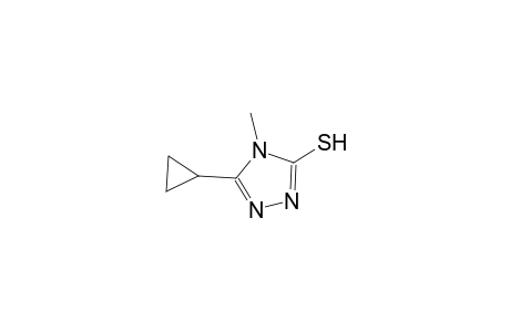 5-cyclopropyl-4-methyl-4H-1,2,4-triazol-3-yl hydrosulfide