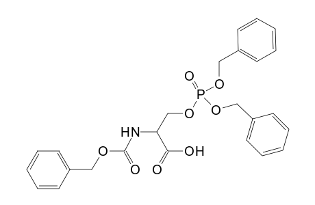 Na-(benzyloxycarbonyl)-O-(dibenzylphosphono)serine