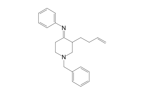 Benzenamine, N-[3-(3-butenyl)-1-(phenylmethyl)-4-piperidinylidene]-