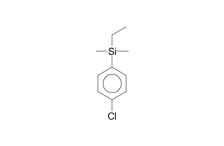 Silane, (4-chlorophenyl)ethyldimethyl-