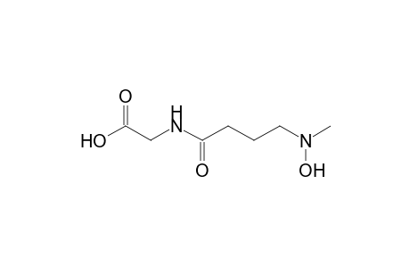 N-(N-hydroxy,N-methyl.gamma.aminobutyryl)-glycine