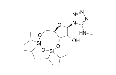 1H-Tetrazol-5-amine, N-methyl-1-[3,5-O-[1,1,3,3-tetrakis(1-methylethyl)-1,3-disiloxanediyl]-.beta.-D-ribofuranosyl]-