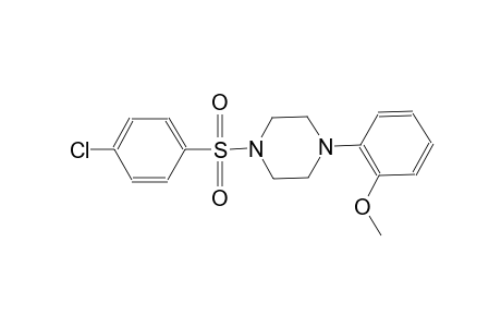 2-{4-[(4-chlorophenyl)sulfonyl]-1-piperazinyl}phenyl methyl ether