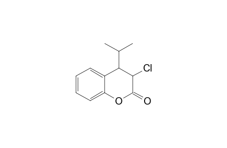 3-Chloro-3,4-dihydro-4-isopropyl-2H-1-benzopyran-2-one
