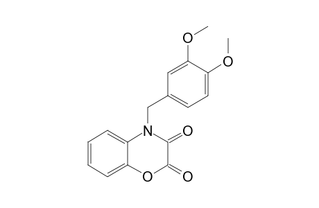 2H-1,4-Benzoxazine-2,3(4H)-dione, 4-[(3,4-dimethoxyphenyl)methyl]-