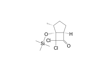 Bicyclo[3.2.0]heptan-6-one, 7,7-dichloro-2-methyl-1-[(trimethylsilyl)oxy]-, (1.alpha.,2.alpha.,5.alpha.)-