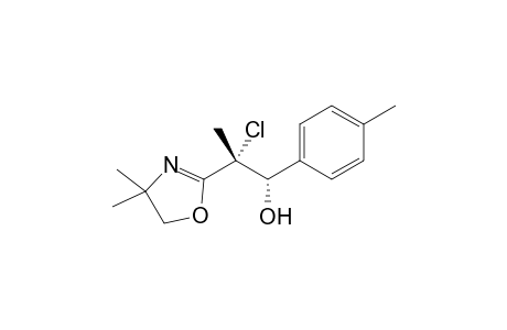 (syn)-2-Chloro-2-(4',4'-dimethyl-2'-oxazolin-2'-yl)-1-(p-tolyl)-1-propanol