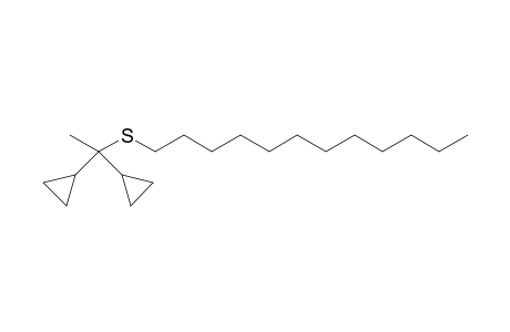 1,1-Dicyclopropylethyl dodecyl sulfide