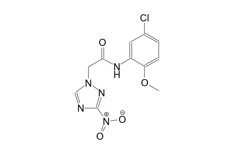N-(5-chloro-2-methoxyphenyl)-2-(3-nitro-1H-1,2,4-triazol-1-yl)acetamide