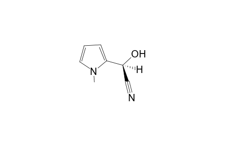 (2R)-2-(1-methylpyrrol-2-yl)-2-oxidanyl-ethanenitrile