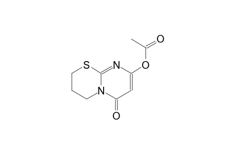 2H,6H-pyrimido[2,1-b][1,3]thiazin-6-one, 8-(acetyloxy)-3,4-dihydro-