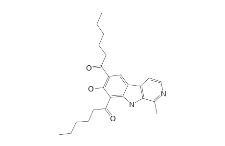 10,12-DIHEXANOYL-11-HYDROXY-3-METHYL-BETA-CARBOLINE