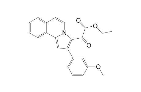 Ethyl 2-[2-(3-methoxyphenyl)pyrrolo[2,1-a]isoquinolin-3-yl]-2-oxoacetate