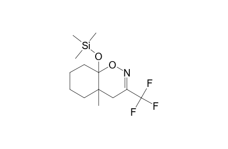 4A,5,6,7,8,8A-HEXAHYDRO-4A-METHYL-3-(TRIFLUOROMETHYL)-8A-(TRIMETHYLSILOXY)-4H-1,2-BENZOXAZINE