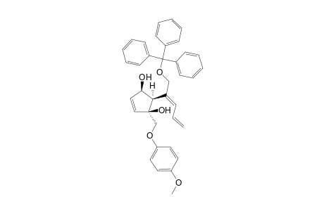 (1S,2R,3R)-1-[(4-methoxyphenoxy)methyl]-2-[(1E)-1-(trityloxymethyl)buta-1,3-dienyl]cyclopent-4-ene-1,3-diol