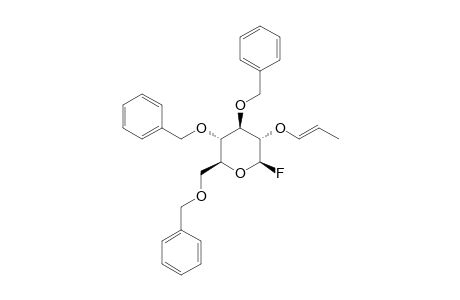 (E)-2-O-PROP-1'-ENYL-3,4,6-TRI-O-BENZYL-BETA-D-GLUCOPYRANOSYL-FLUORIDE