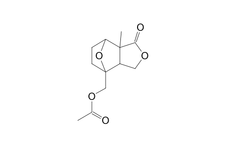 { 6-Methyl-5-oxo-4,10-dioxatricyclo[5.2.1.0(2,6)]dec-1-y[}methyl acetate