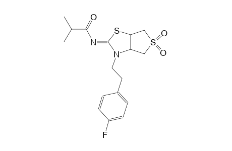 propanamide, N-((2Z)-3-[2-(4-fluorophenyl)ethyl]tetrahydro-5,5-dioxidothieno[3,4-d]thiazol-2(3H)-ylidene)-2-methyl-