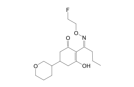 2-Cyclohexen-1-one, 2-[1-[(2-fluoroethoxy)imino]butyl]-3-hydroxy-5-(tetrahydro-2H-pyran-3-yl)-