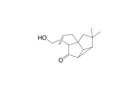 (1RS,2SR,4SR,5RS,8SR)-4-(2-Hydroxyethyl)-7,7-dimethyl-5-(2-propen-1-yl)tricyclo[3.3.0.0(2,8)]octane-3-one