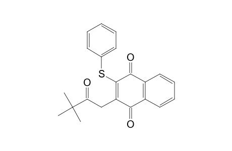 1,4-Naphthalenedione, 2-(3,3-dimethyl-2-oxobutyl)-3-(phenylthio)-