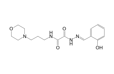 2-[(2E)-2-(2-hydroxybenzylidene)hydrazino]-N-[3-(4-morpholinyl)propyl]-2-oxoacetamide