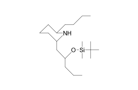 trans-6-Butyl-2-(2-[T-butyl-dimethyl-silyloxy]-pentyl)-piperidine