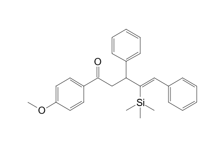 (Z)-1-(4'-Methoxyphenyl)-3,5-diphenyl-4-trimethylsilyl-4-penten-1-one