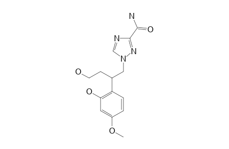 1-[4-HYDROXY-2-(2-HYDROXY-4-METHOXY-PHENYL)-BUTYL]-1,2,4-TRIAZOLE-3-CARBOXAMIDE