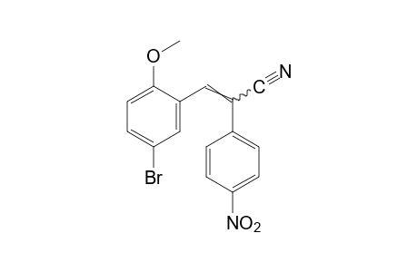 3-(5-bromo-2-methoxyphenyl)-2-(p-nitrophenyl)acrylonitrile
