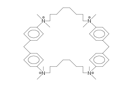 1,1,10,10,24,24,33,33-Octamethyl-1,10,24,33-tetr aazonia(10.1.10.1)paracyclophane tetracation