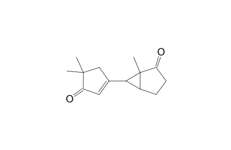 1-Methyl-6.beta.-(4,4-dimethyl-3-oxocyclopentene-1-yl)-1-.beta.-bicyclo[3.1.0]hexan-2-one
