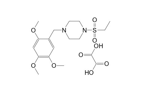 1-(ethylsulfonyl)-4-(2,4,5-trimethoxybenzyl)piperazine oxalate