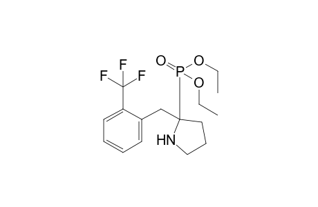 2-Diethoxyphosphoryl-2-[2-(trifluoromethyl)benzyl]pyrrolidine